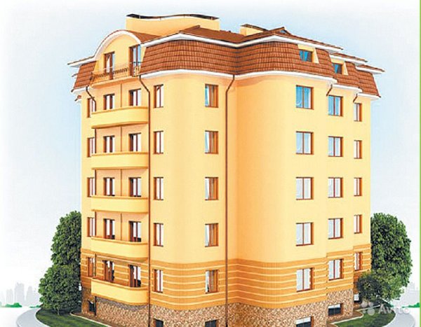 Многоэтажный дом мультяшный