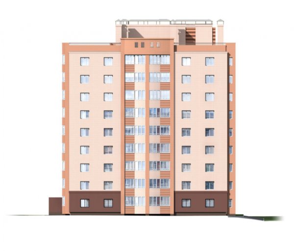 Многоэтажный дом мультяшный