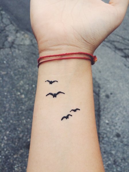 Тату птицы