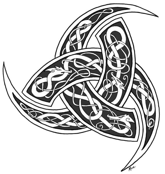 Символ Бога Локи Скандинавии