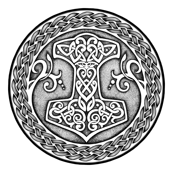 Скандинавские символы молот тора