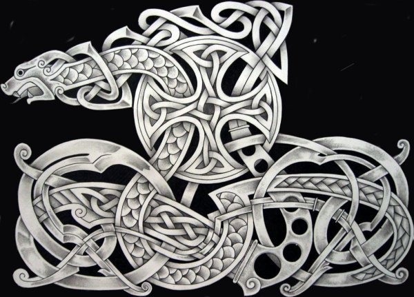 Кельтика орнамент Викинг