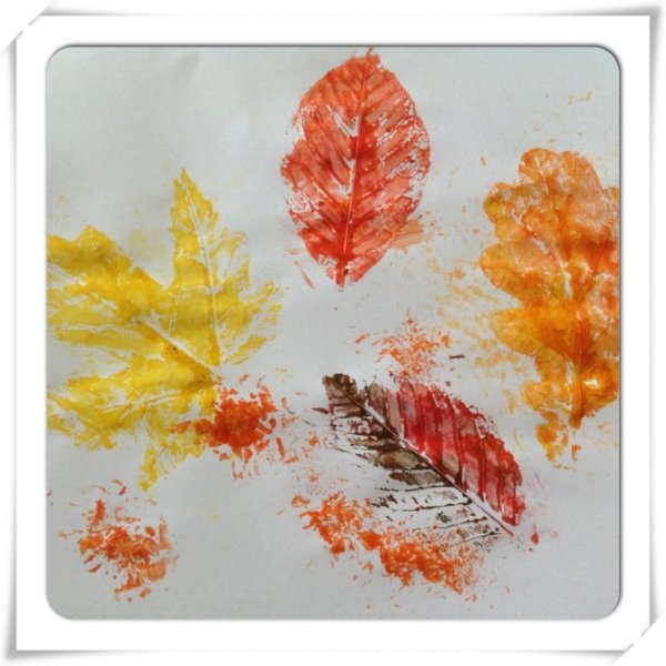 Листиками Отпечатки листьев