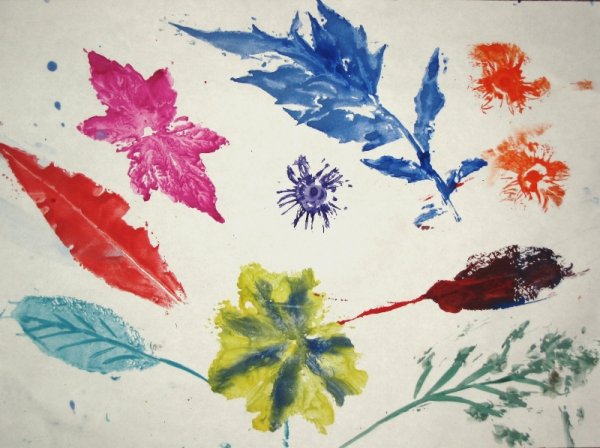 Листиками Отпечатки листьев