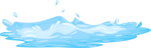 Лужа без фона