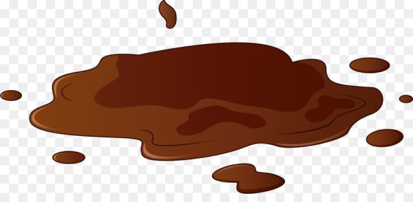 Коричневая лужа