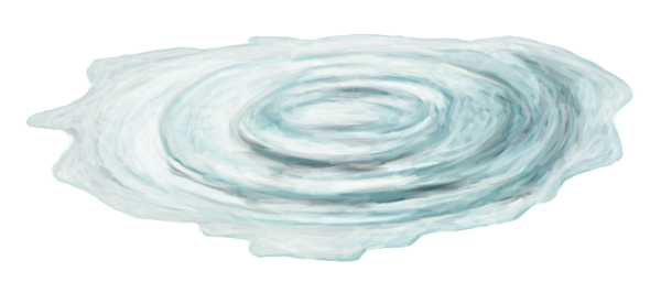 Лужа на белом фоне