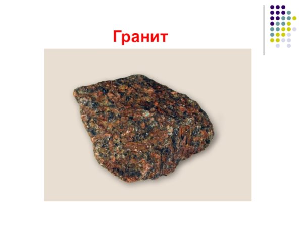 Гранит описание для детей 1 класса