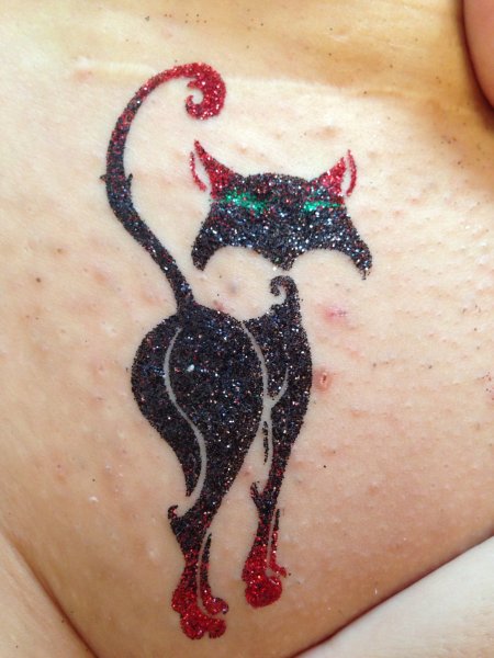 Глиттер тату