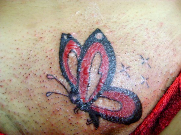 Необычные тату на интимных местах