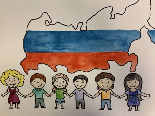 Многоликая Россия рисунки детей