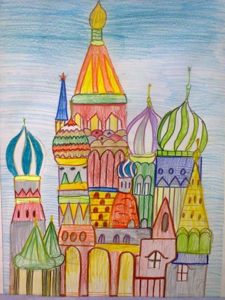 Рисунок на тему многоликая Россия