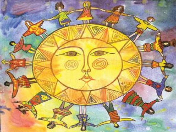 Народы России рисунок