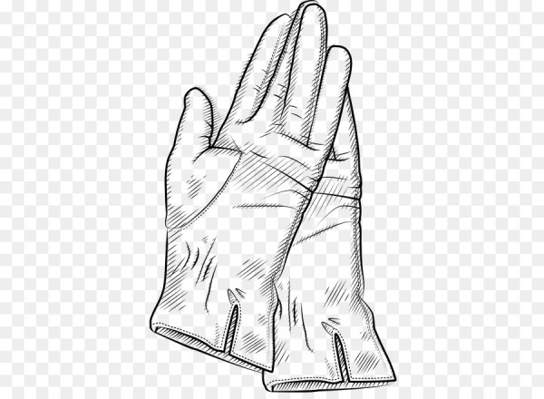 Перчатки раскраска для детей