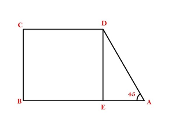 Трапеция с прямым углом