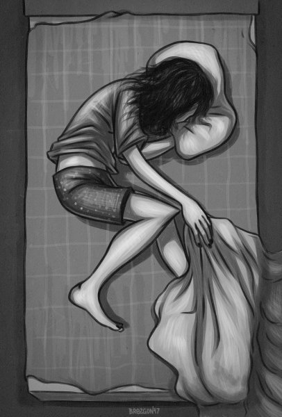 Депрессия рисунки карандашом