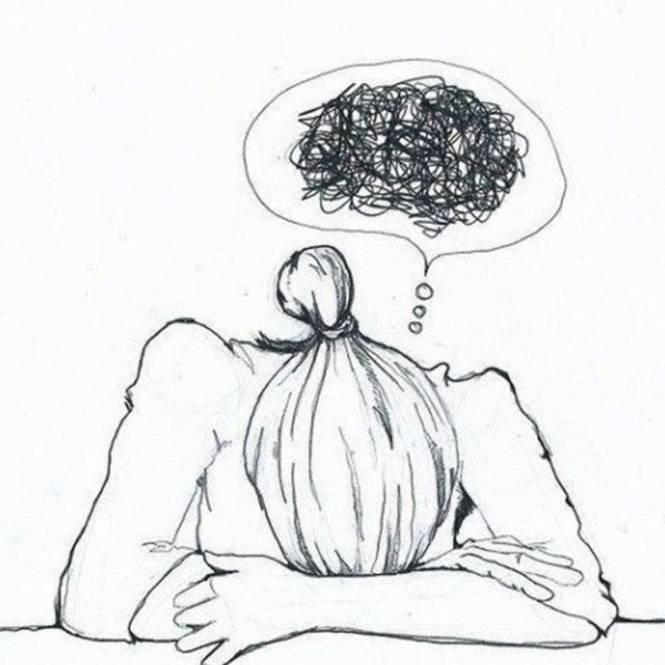 Одиночество рисунок