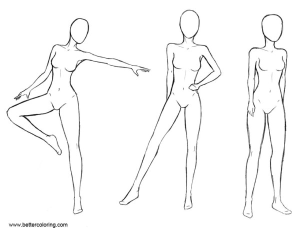 Стоячие позыля рисования