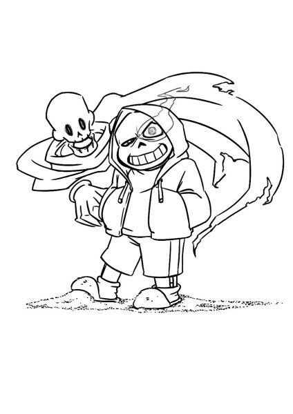 Распечатка андертейл ау