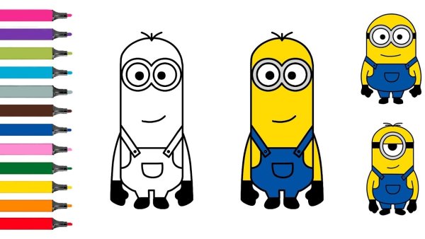 Миньон рисунок карандашом
