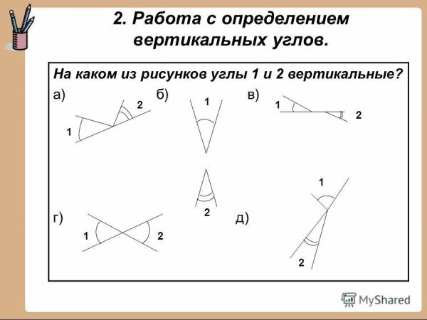 Вертикальные углы