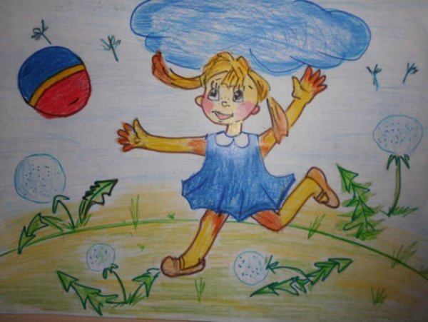 Летние каникулы рисунок