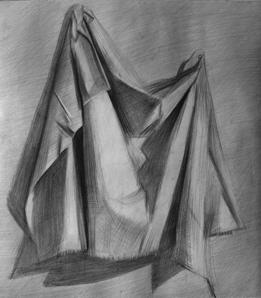 Драпировка со складками