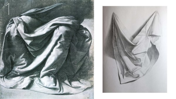 Рисование драпировки