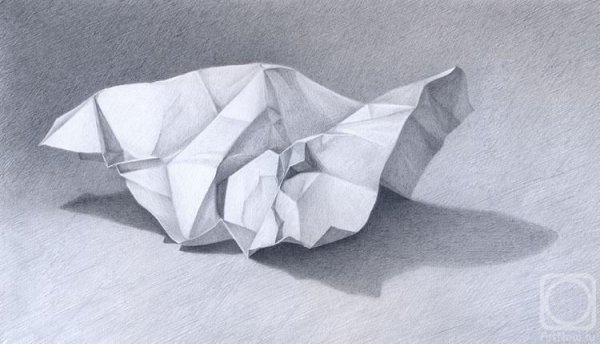 Драпировка складки рисунок Академический