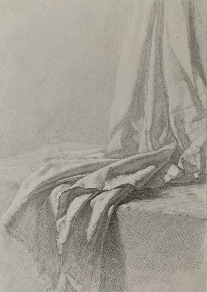 Драпировка со складками