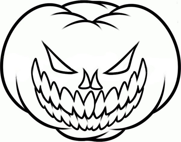 Рисунки на Хэллоуин карандашом страшные