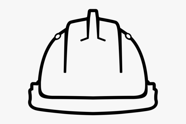 Строительная каска пиктограмма