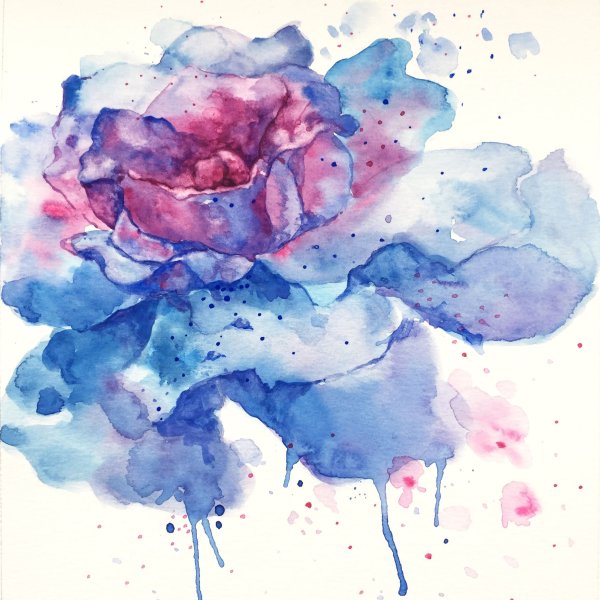 Абстрактная акварель