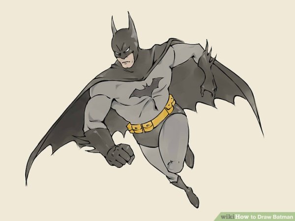 Бэтмен нарисовать