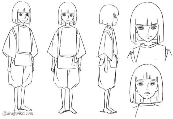 Хаку в полный рост Унесенные призраками