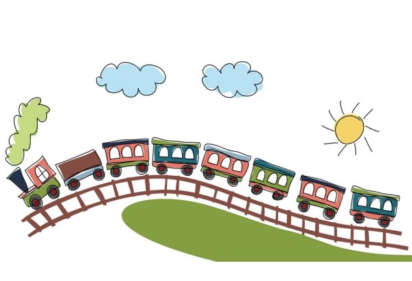 Детская железная дорога рисунок