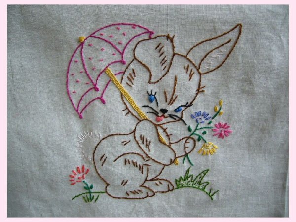 Вышивка стебельчатым швом