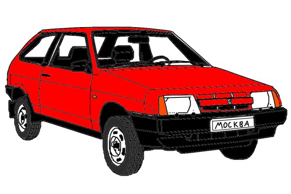 ВАЗ 2109 vector