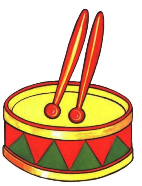 Барабан мультяшный