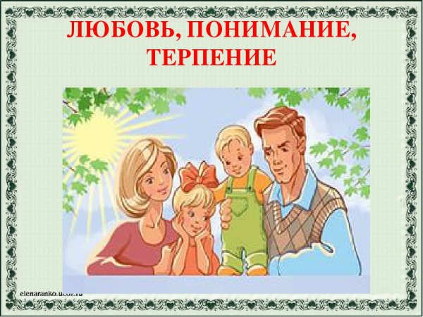 Любовь понимание терпение