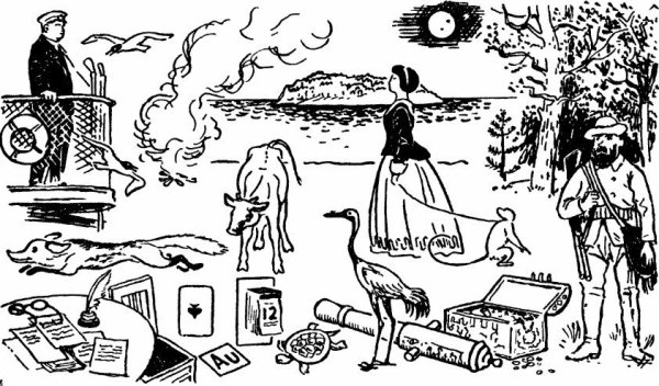 Литературные загадки в картинках