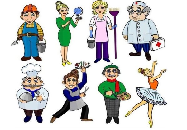 Угадай профессию для дошкольников