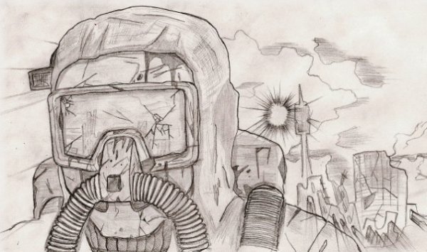 Метро 2033 карандашом