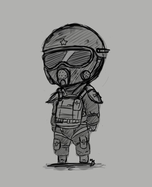 Метро 2033 рисунки карандашом