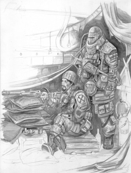 Метро 2033 эскизы