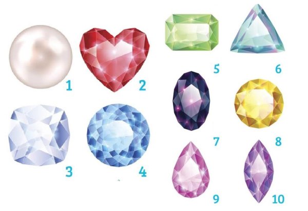 Рисование драгоценных камней