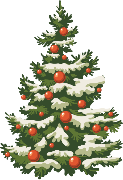 Нарисовать елку новогоднюю