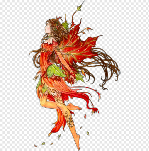 Фея осени арт