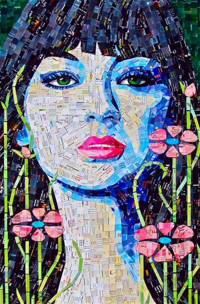 Рисование в стиле мозаики