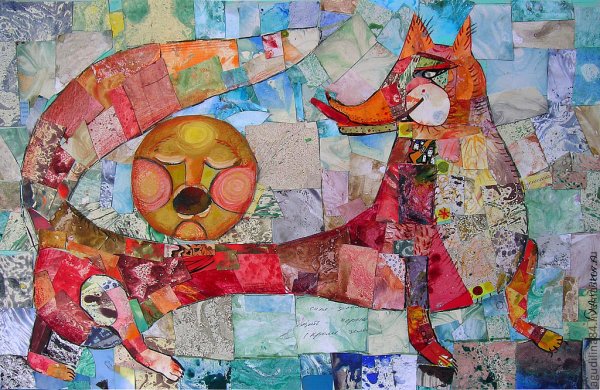 Композиция в технике коллаж